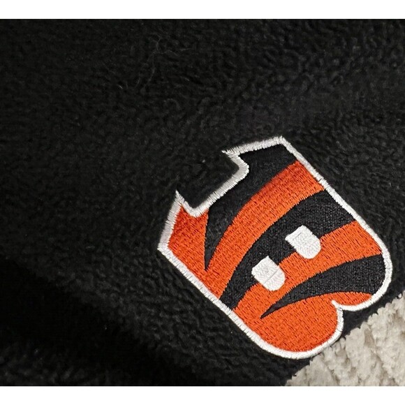 NFL Team Apparel Reebok Women’s Cincinnati Bengals Full Zip Fleece Jacket SZ M - Picture 7 of 7